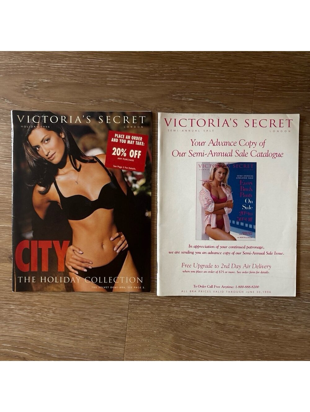 Vintage Victoria’s Secret Catalog Lot 1996 Holiday City + Semi-Annual Sale